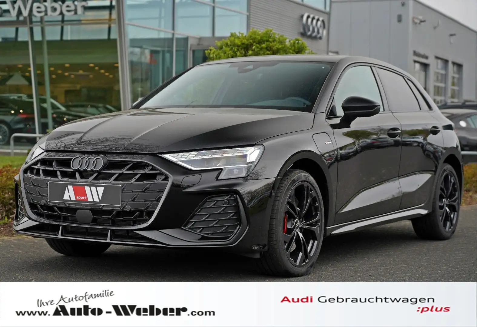 Audi A3 Sportback 45TFSIe 2x S-LINE BUSINESS ACC LED Schwarz - 1
