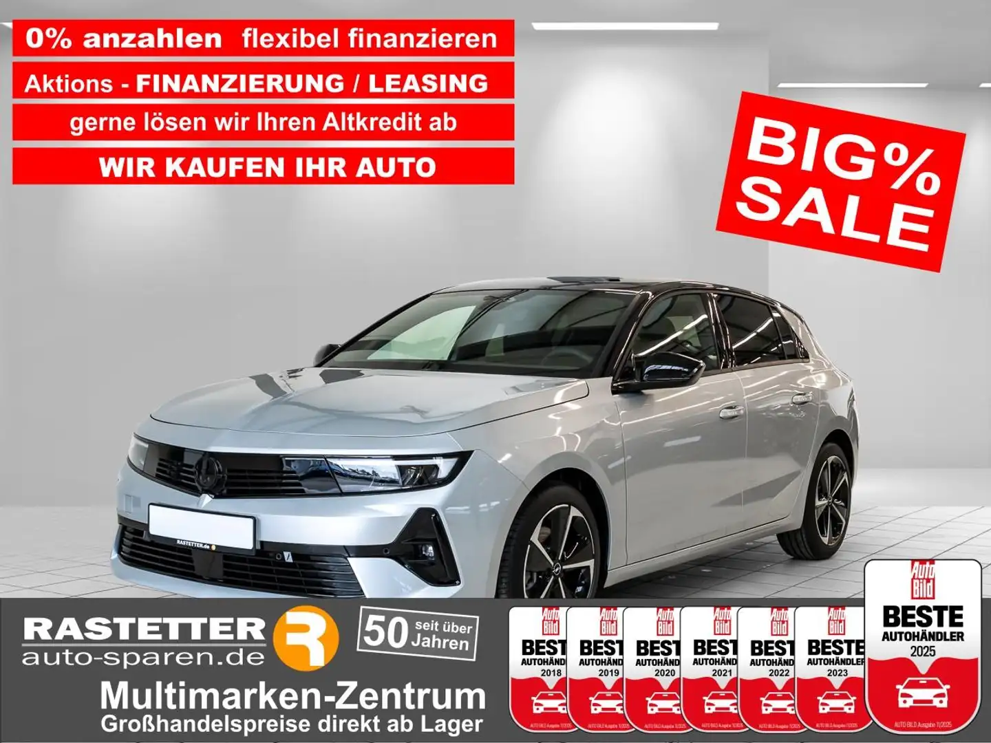 Opel Astra L Hybrid 48V GS Line ACC+360Kamera+Keyless+CarPlay Grau - 1