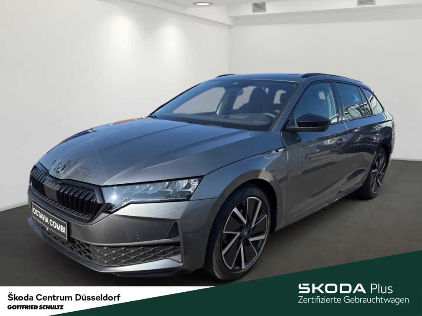 Skoda Octavia COMBI 2.0 TDI DSG Sportline AHK LED-Scheinwerfer R Grau - 1