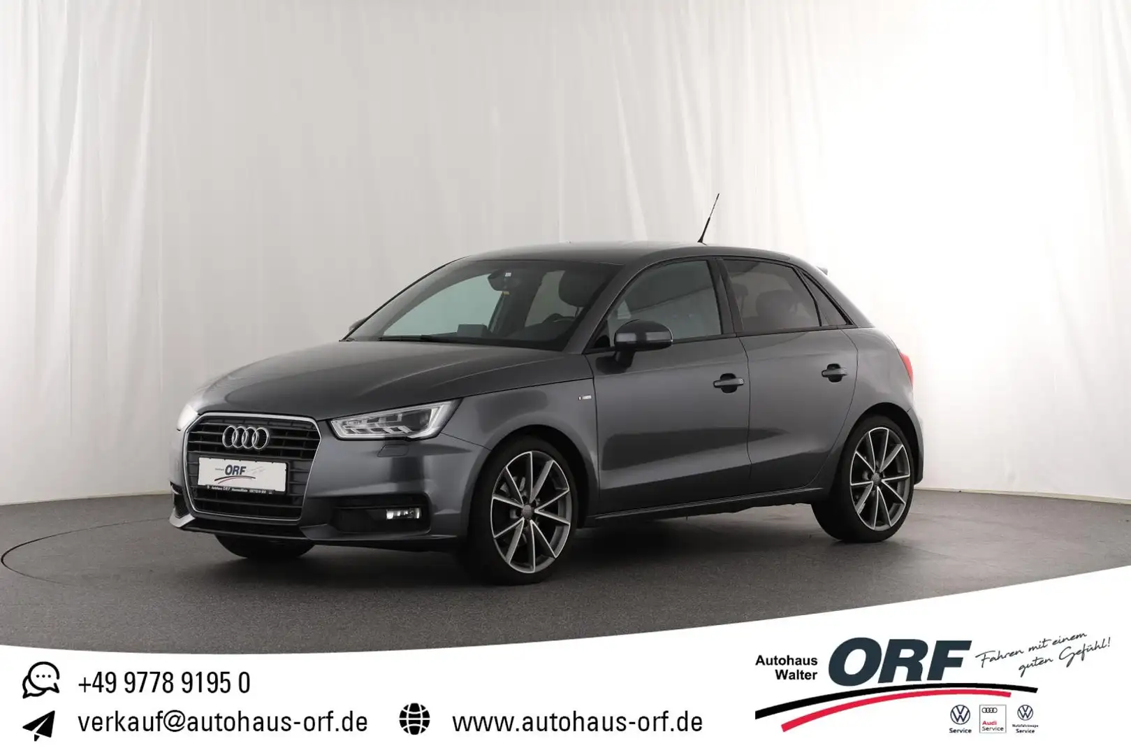 Audi A1 Sportback 1.6 TDI sport S-line S-tronic XENON+ BOS Grau - 1