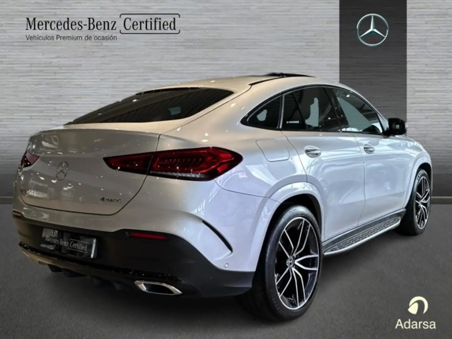 Mercedes-Benz GLE 350 Coupé 350de 4Matic Aut. Silber - 2