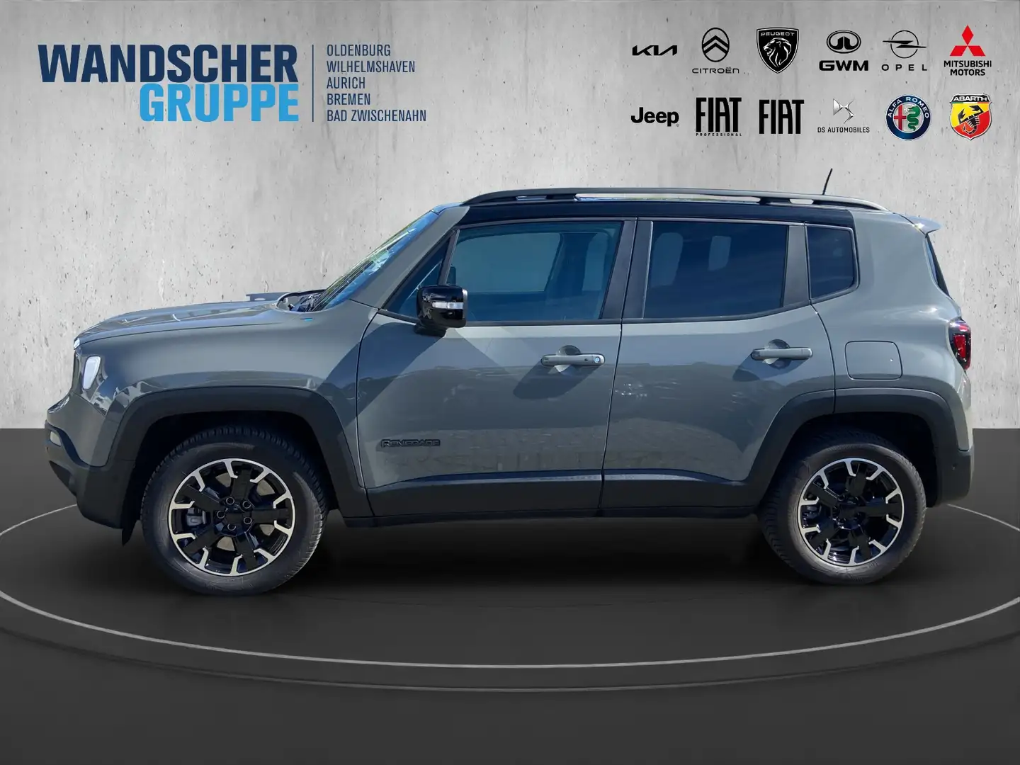 Jeep Renegade 1.3 PHEV High Upland +Navi+LED+CARPLAY Grau - 2