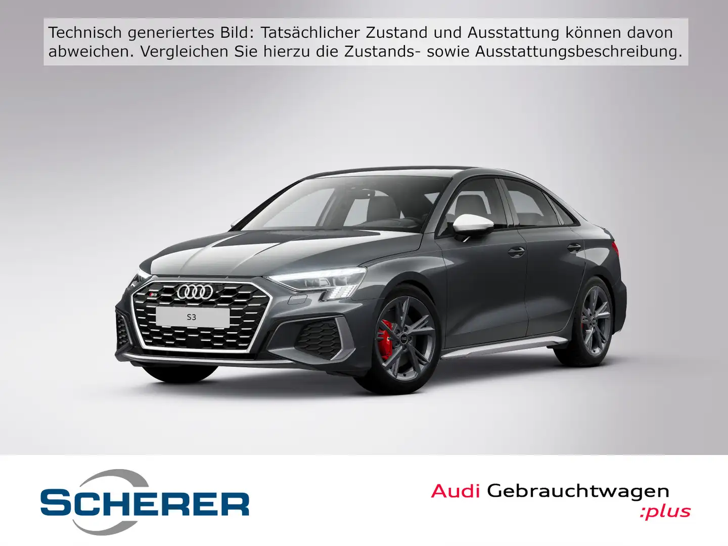 Audi S3 TFSI S tronic quattro NAVI PLUS MAT Grau - 1