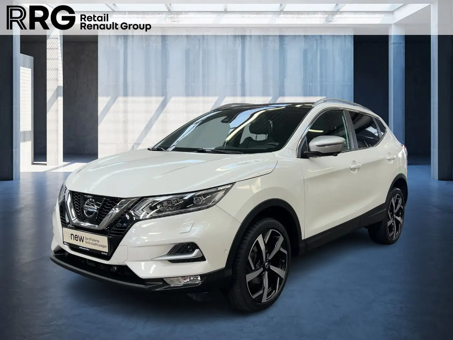 Nissan Qashqai TEKNA+ DIG-T Blanc - 1