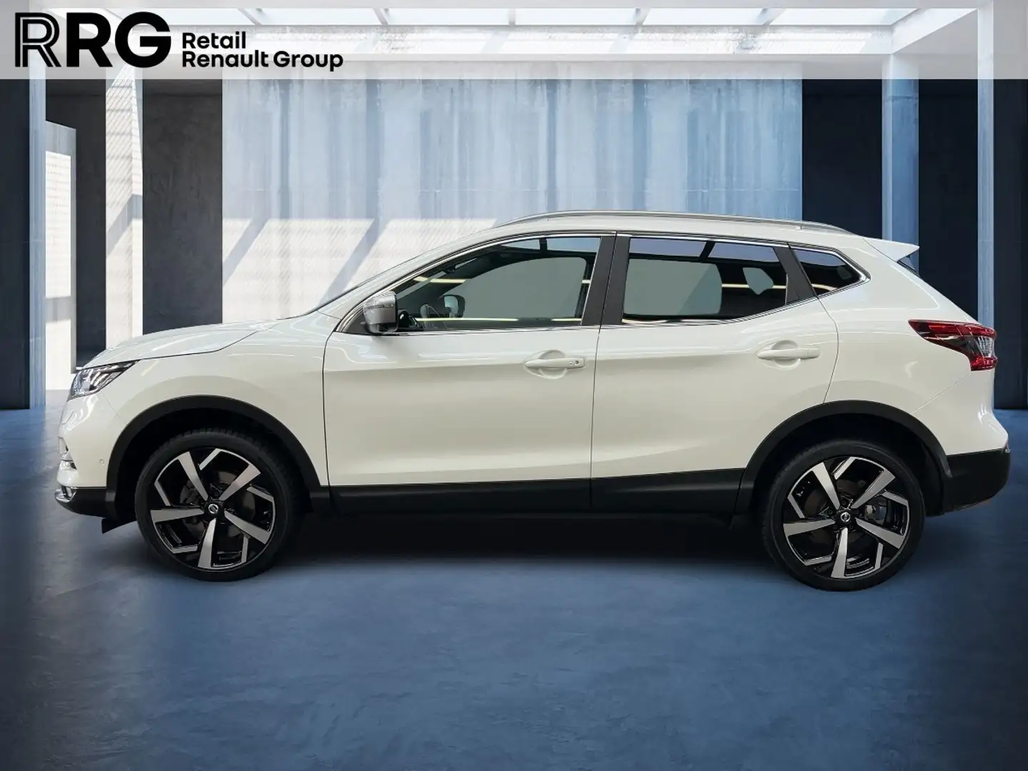 Nissan Qashqai TEKNA+ DIG-T Blanc - 2