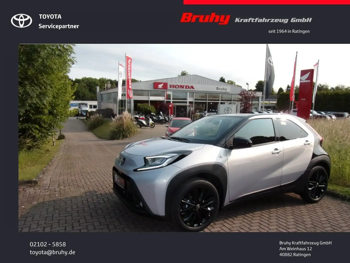 Toyota Aygo X JBL Edition Automatik Teilleder PDC V+H Noir - 1