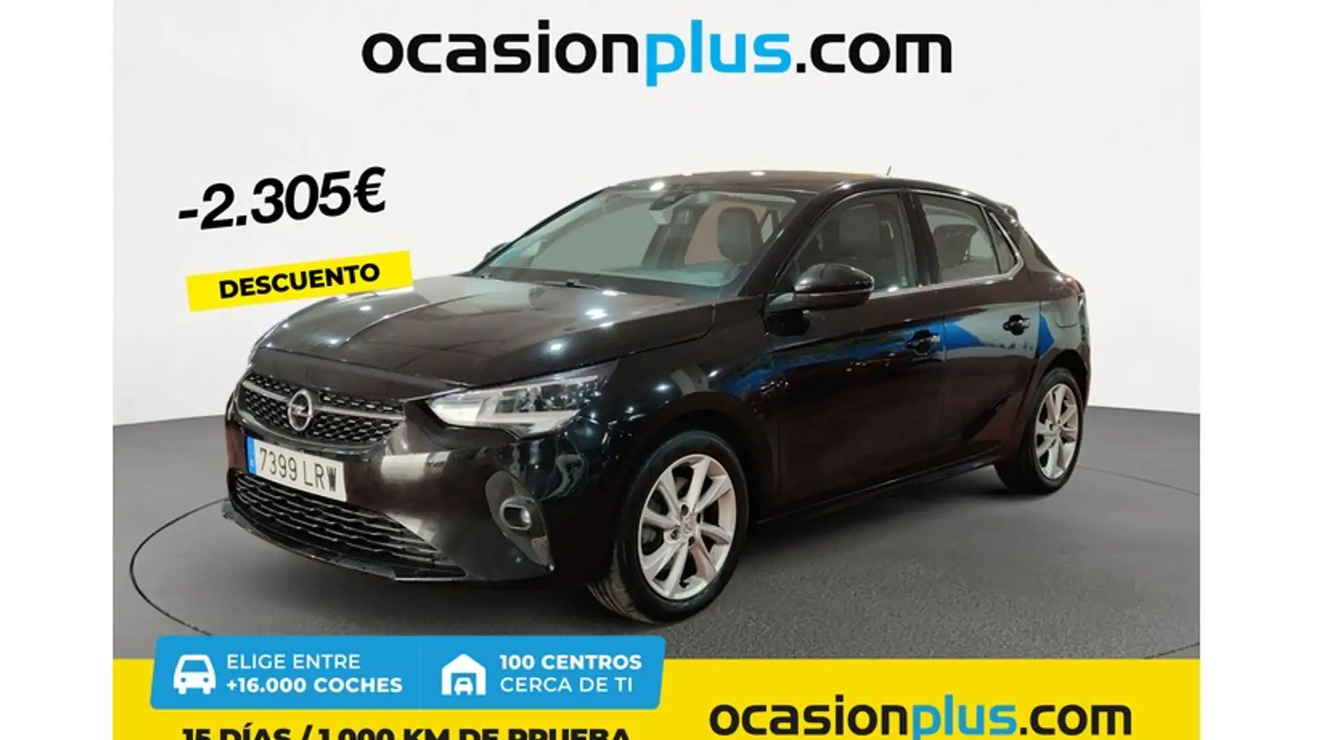 Opel Corsa 1.2T XHT S/S Elegance AT8 100 Schwarz - 1