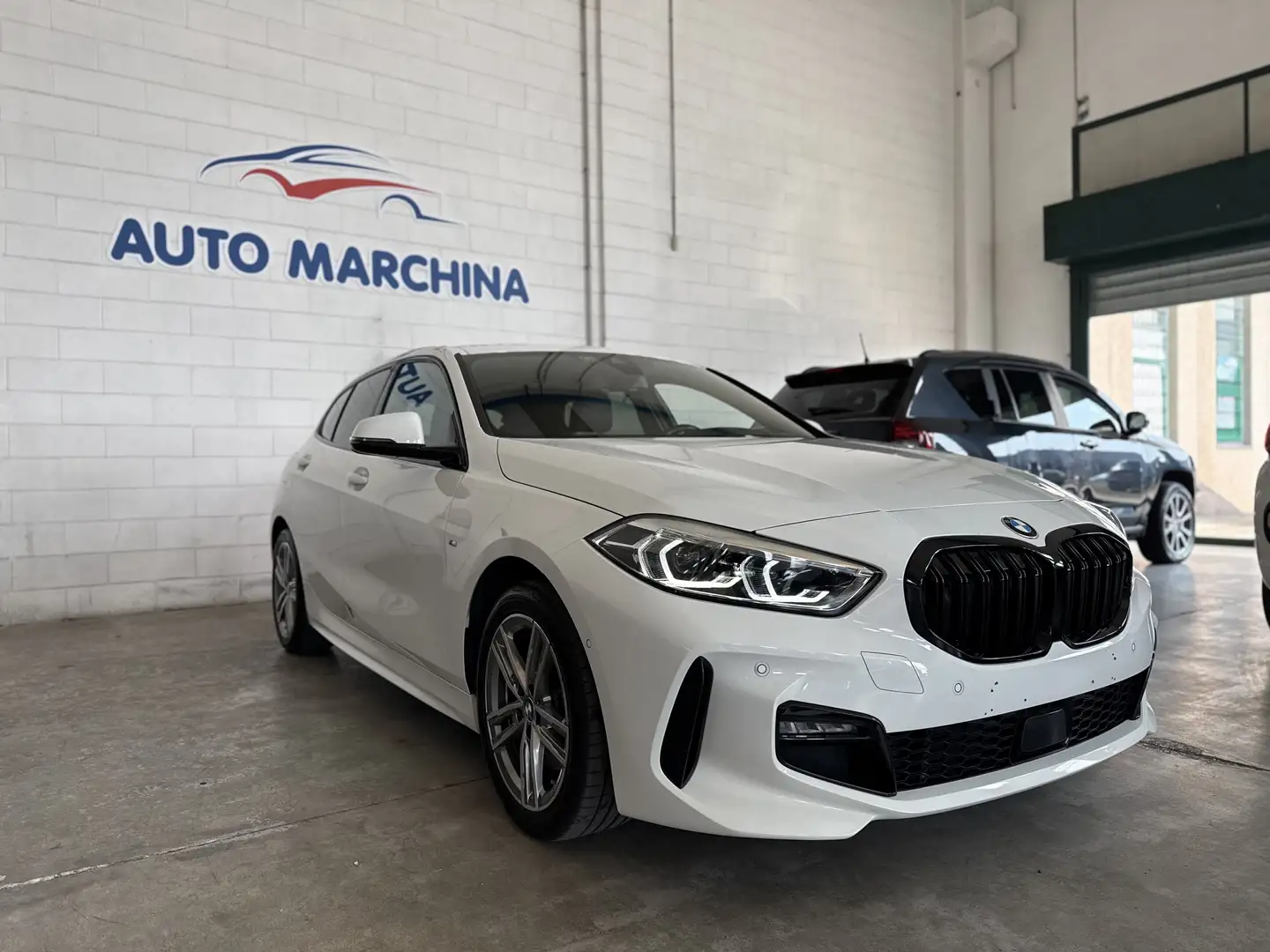 BMW 118 118i Msport FULL M-SPORT Blanc - 1