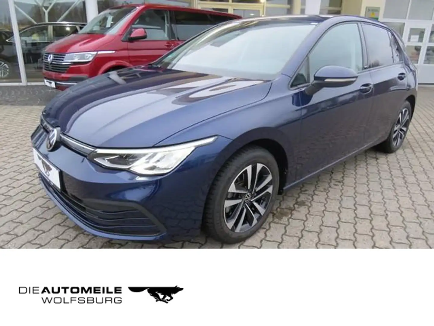 Volkswagen Golf VIII 1,0 eTSI DSG United LED,Navi,Climatr,h Blau - 1