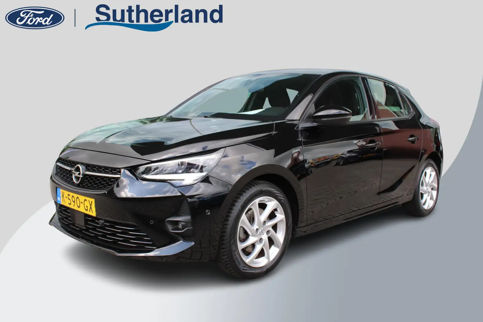 Opel Corsa 1.2 Turbo 100 PK GS Line Automaat | Camera | Navig Zwart - 1