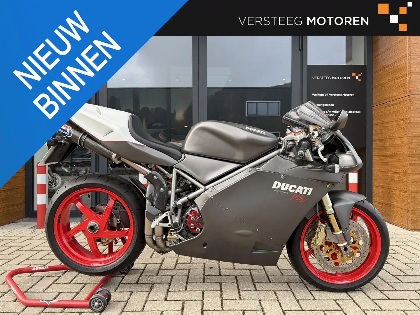 Ducati 748 S Senna Monoposto#Concours staat#zeldzaam Gris - 1