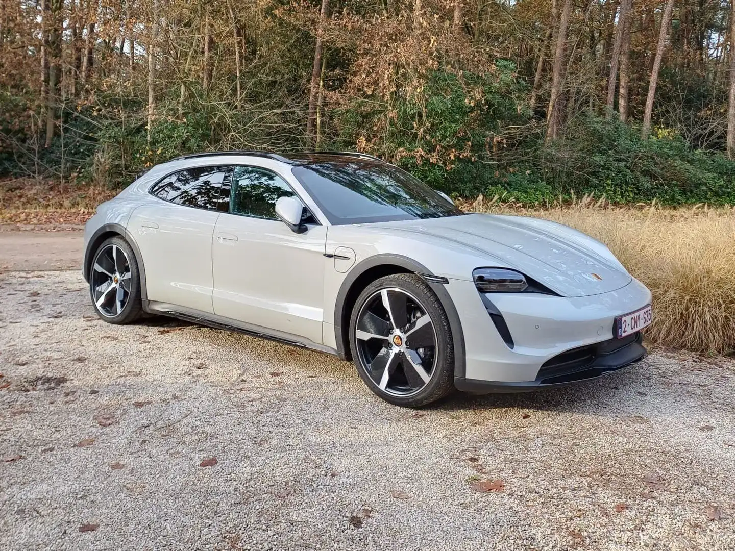 Porsche Taycan Taycan 4 Cross Turismo srebrna - 2