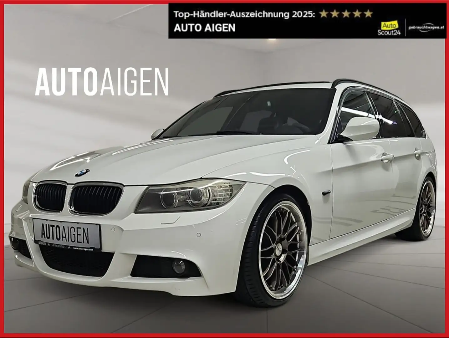 BMW 318 i * M-PAKET * SHADOW-LINE * PANO * BI-XENON * PDC Weiß - 1