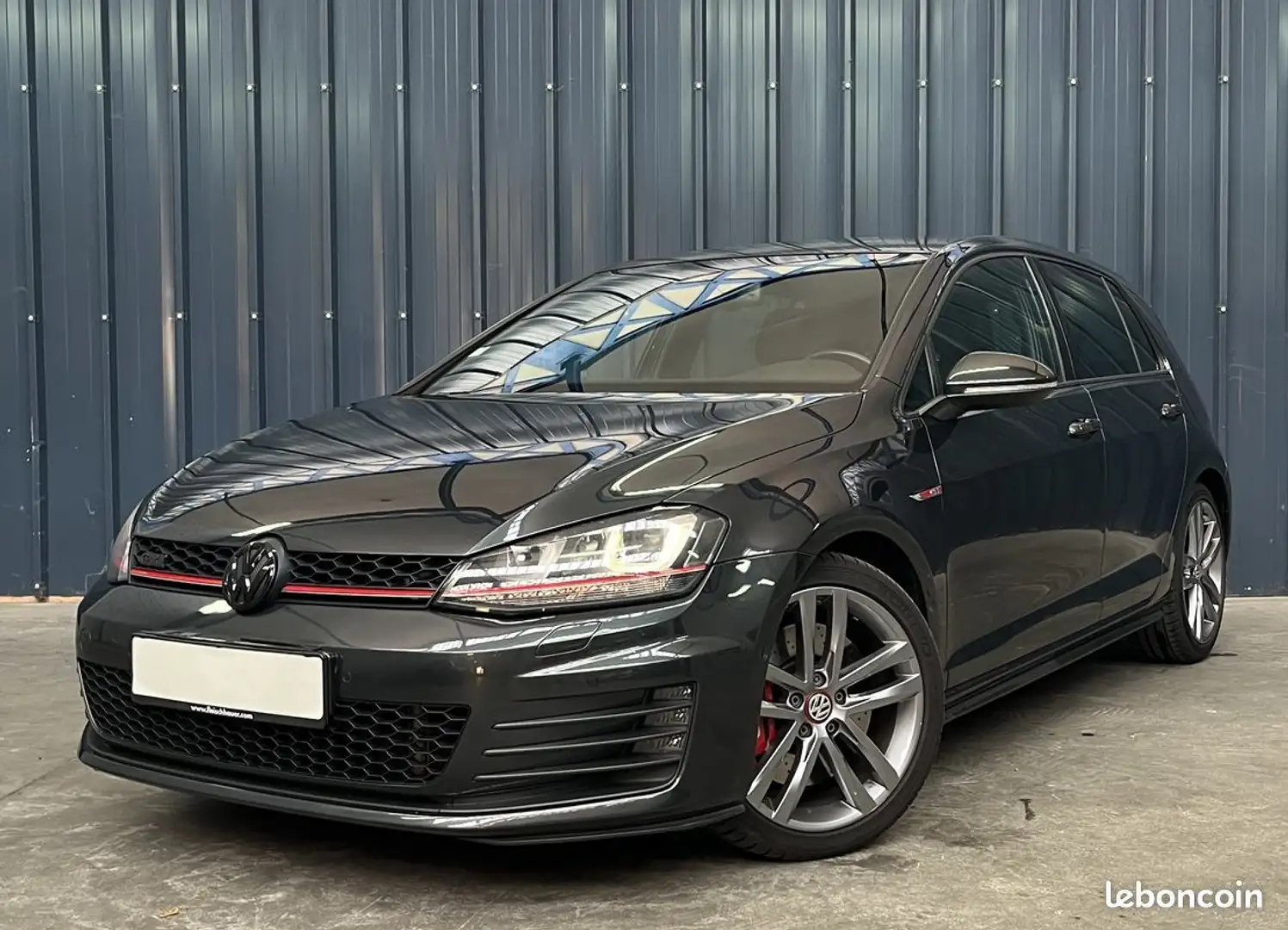 Volkswagen Golf 7 GTI Performance 230ch Boite Automatique DSG6 Garantie 1 An Suivi Complet Caméra de Recul intérieur cuir -Démarrage sans - 2