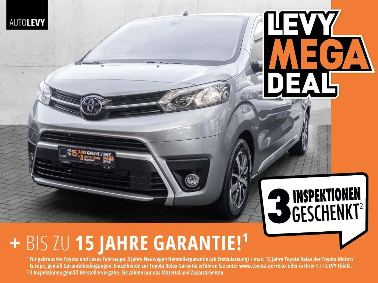Toyota Proace Verso 2.0 D L1 D Team D +Navi+Kamera+ Silber - 1