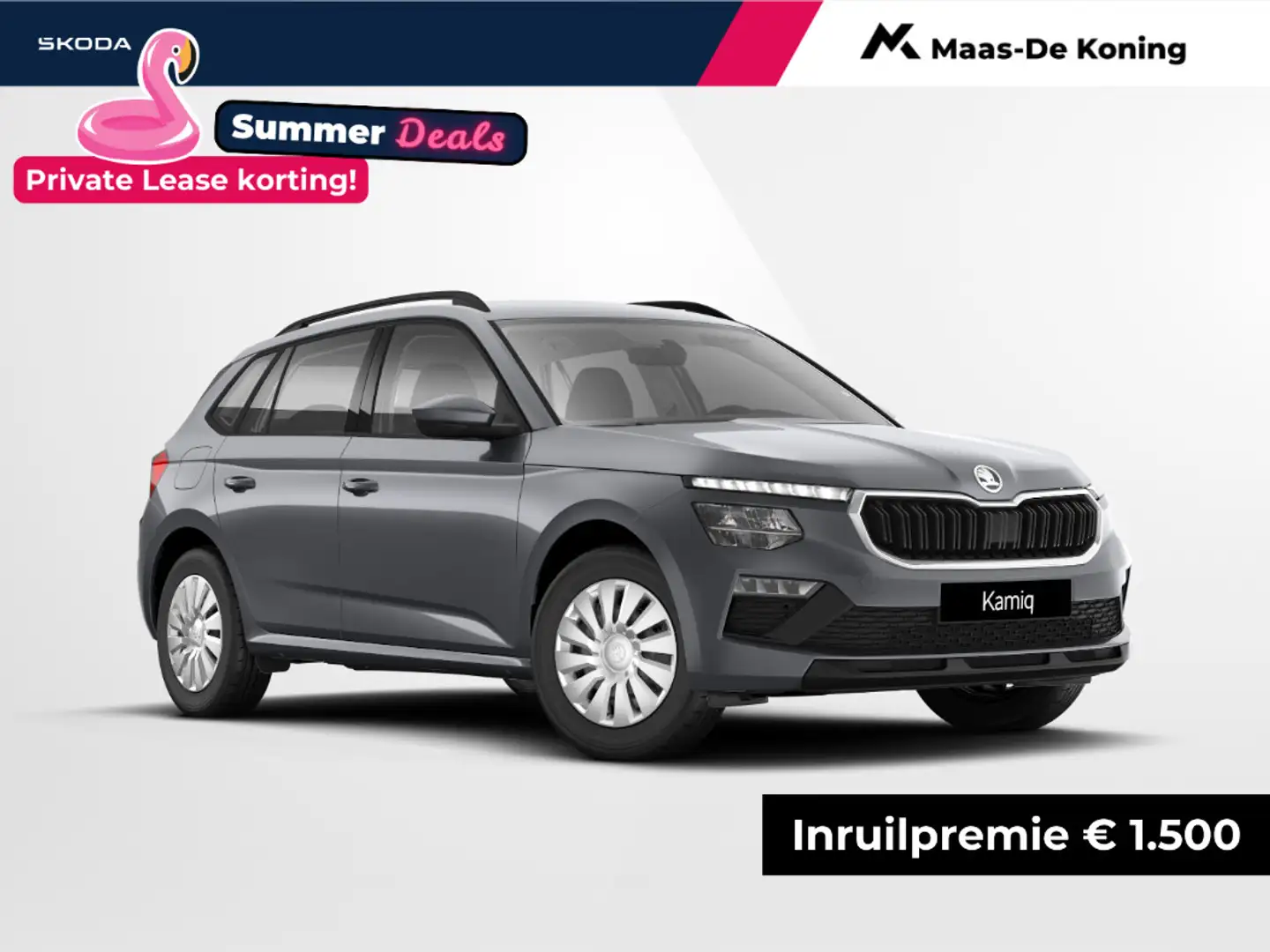 Skoda Kamiq Essence 1.0 TSI 85 kW / 115 PK SUV 6 versn. Hand T Grijs - 1