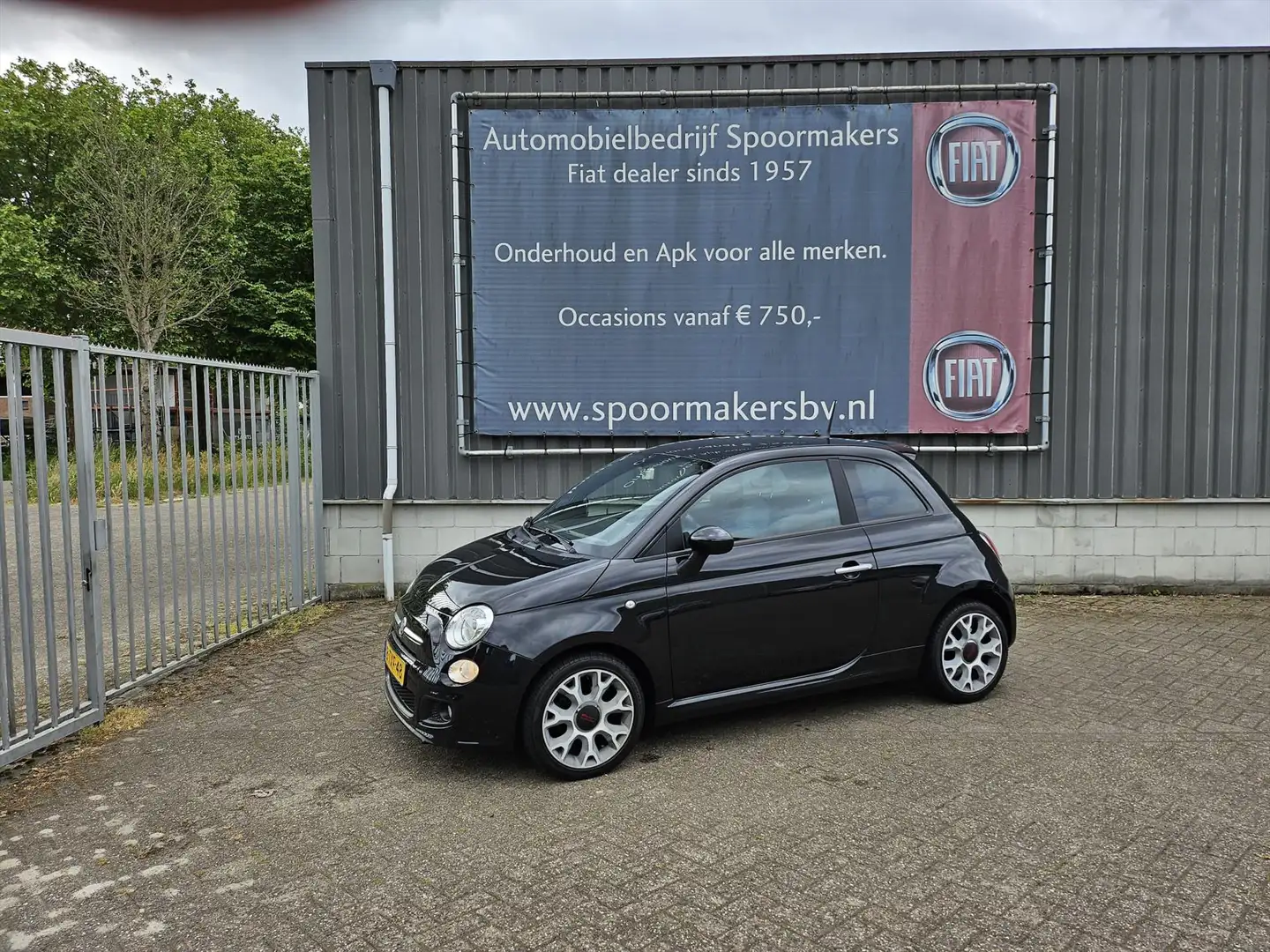 Fiat 500 0.9 80pk Twinair Turbo 500S Negro - 1