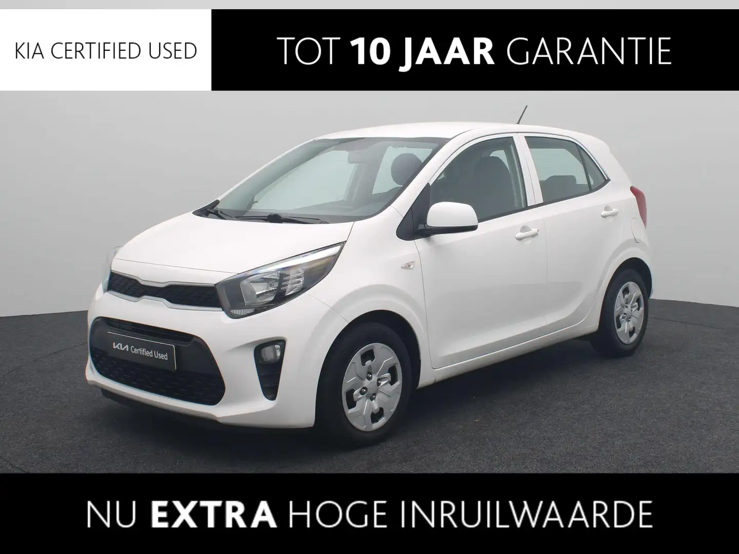 Kia Picanto 1.0 CVVT EconomyPlusLine Airco | Bluetooth | Centr Blanc - 1