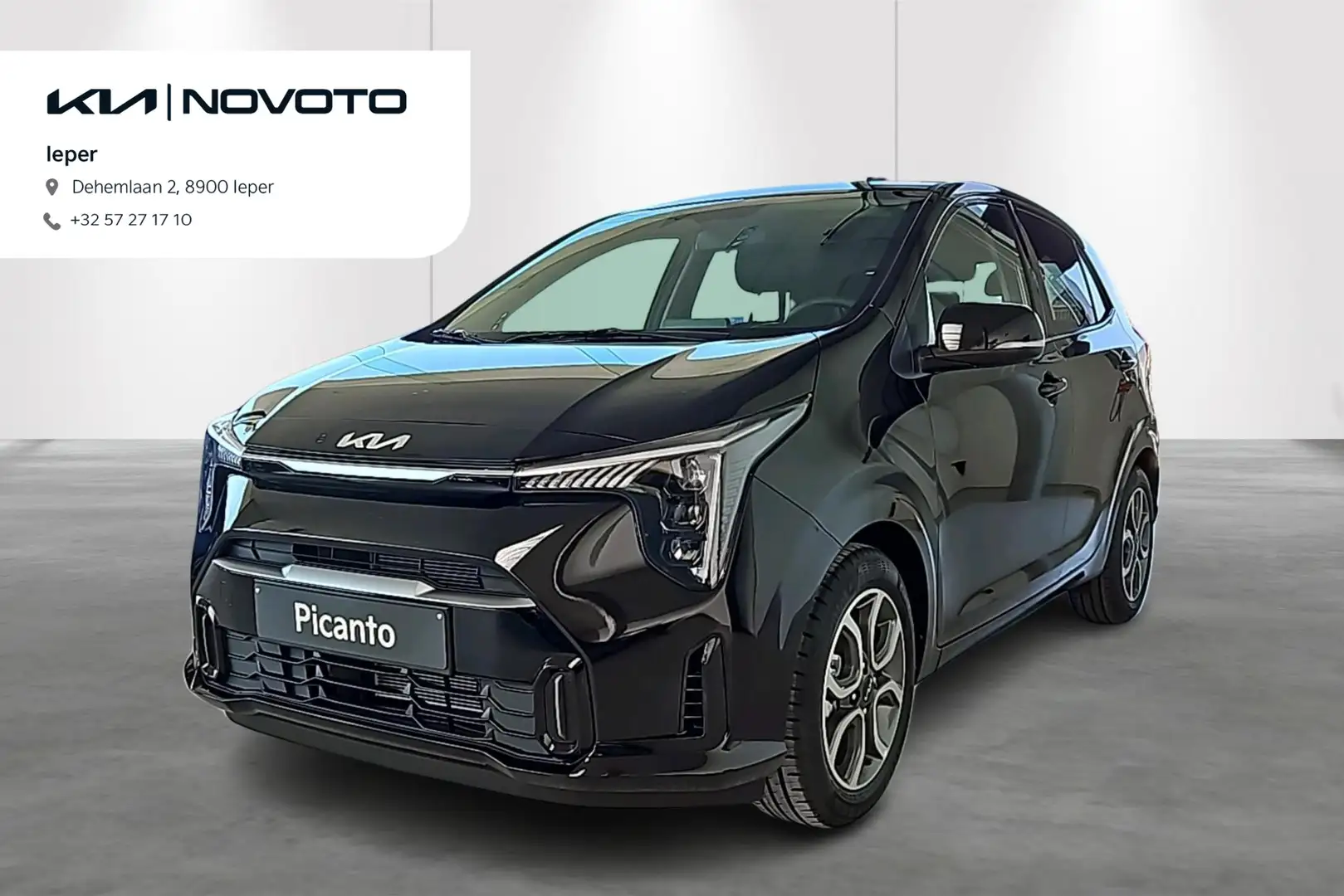 Kia Picanto 1.0 MPI ISG 63 Pace Zwart - 1