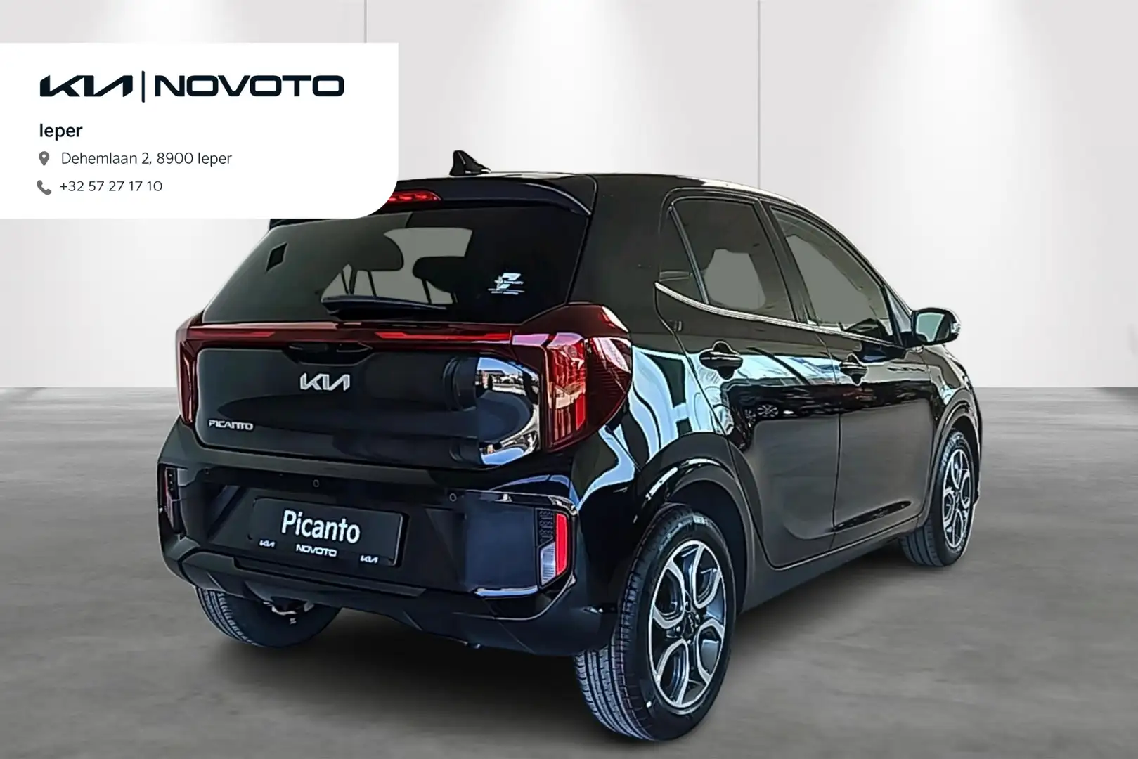 Kia Picanto 1.0 MPI ISG 63 Pace Zwart - 2