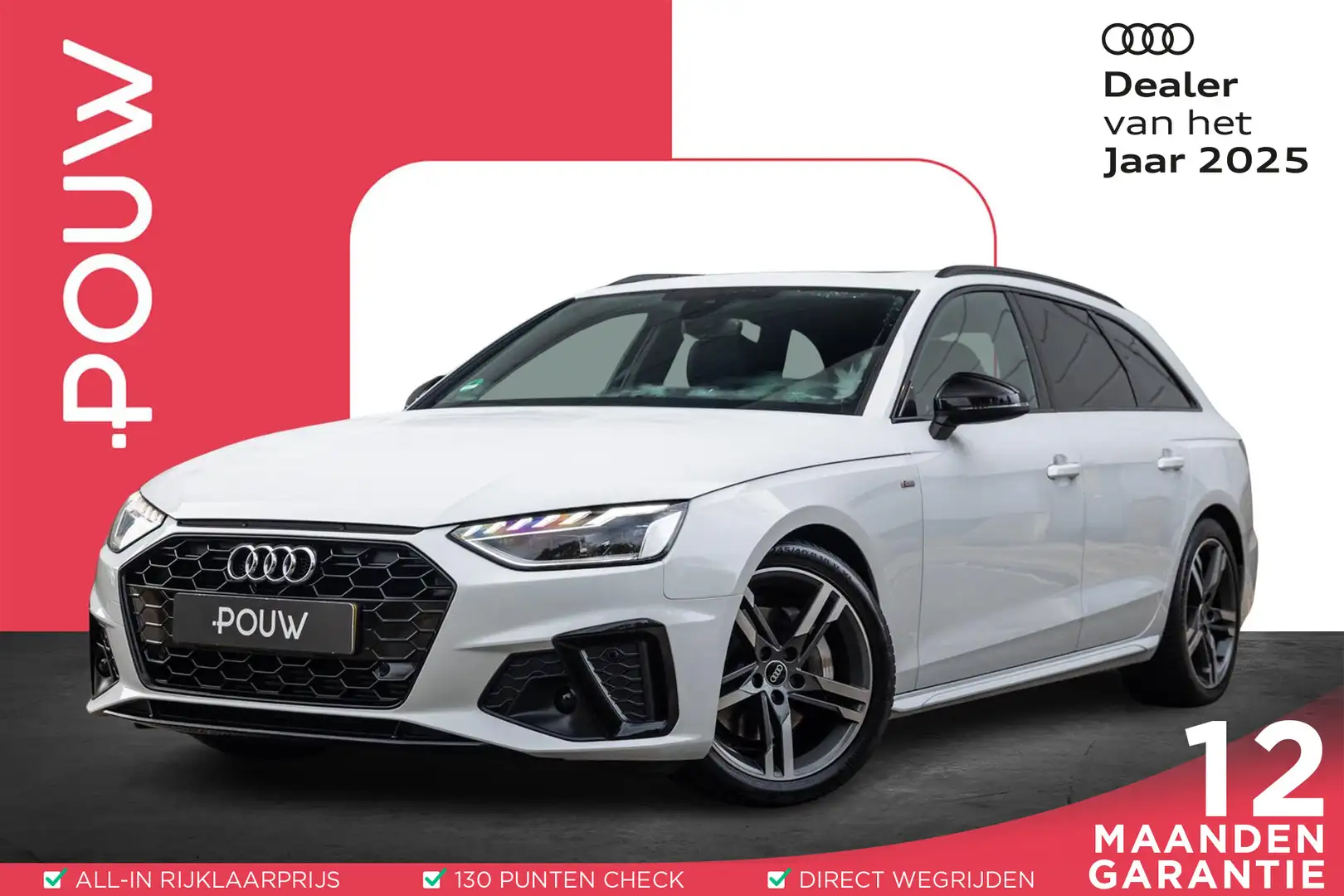 Audi A4 Avant 40 TFSI 204pk S Edition Competition | Panora Wit - 1