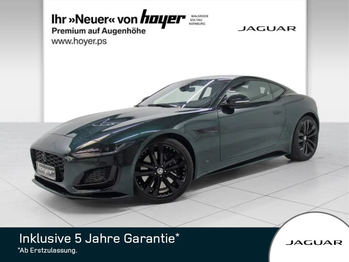 Jaguar F-Type Coupe P450 AWD Aut. 75 UPE 119.409€ DAB LED RFK PD Grün - 1