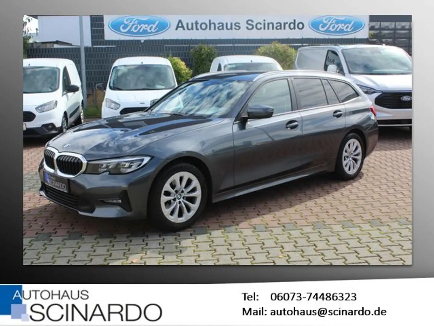 BMW 318 d Touring Advantage *NAVI*RFK*LED*LiveCockpi Gris - 1