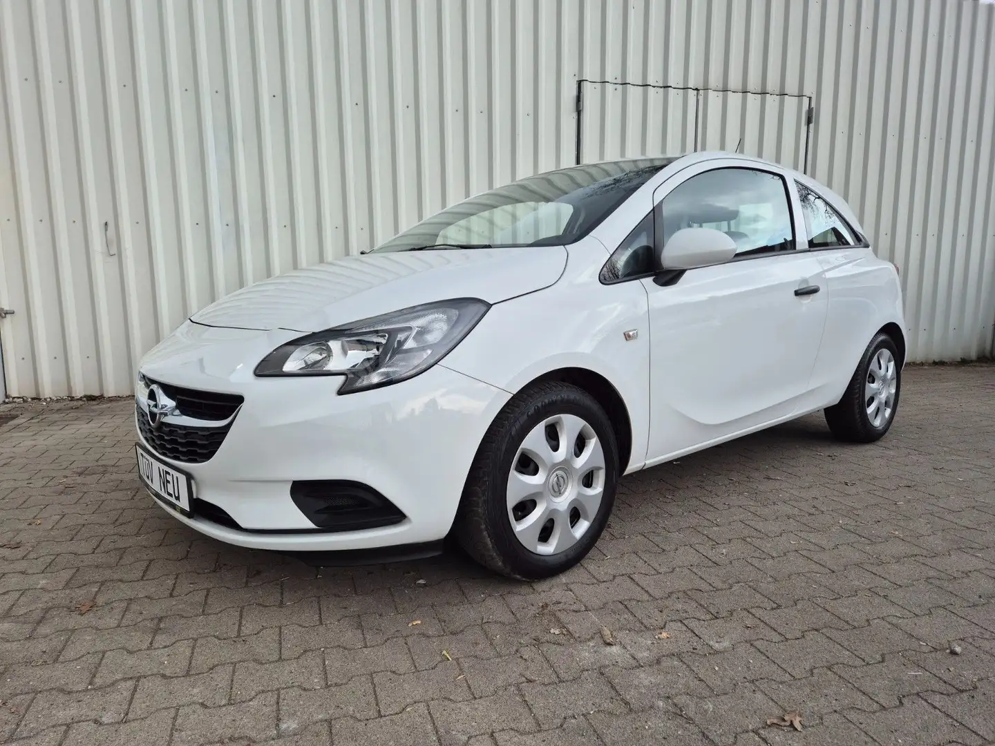 Opel Corsa E Selection TÜV NEU, 2.HD, ALLWETTERREIFEN Blanc - 1