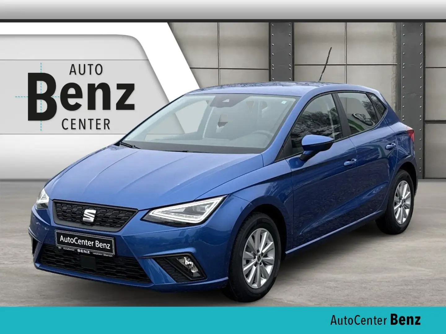 SEAT Ibiza 1.0 TSI Style SHZ*APP*LED*CLIMATR*ALU*GRA Klima Blu/Azzurro - 1