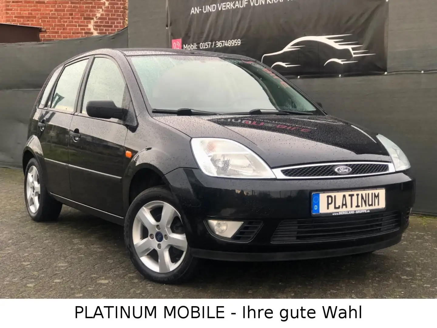 Ford Fiesta 1.6 Benzin 16V *GHIA* 5-Türer *Klima* Schwarz - 2