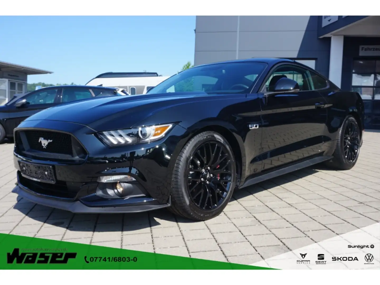 Ford Mustang 5.0 Ti-VCT V8 Aut. GT Navi DAB Premium PDC SHZ Xen Zwart - 1