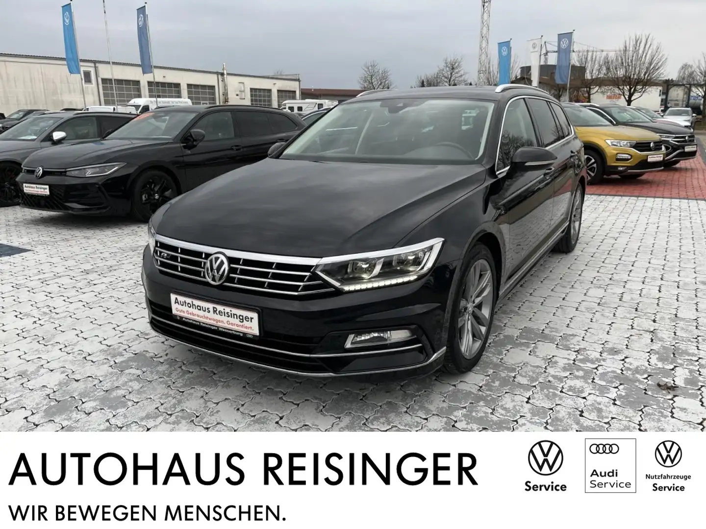 Volkswagen Passat Variant 2.0 TSI R-Line DSG (Allrad,AHK,Navi,AHK) Klima Negro - 1