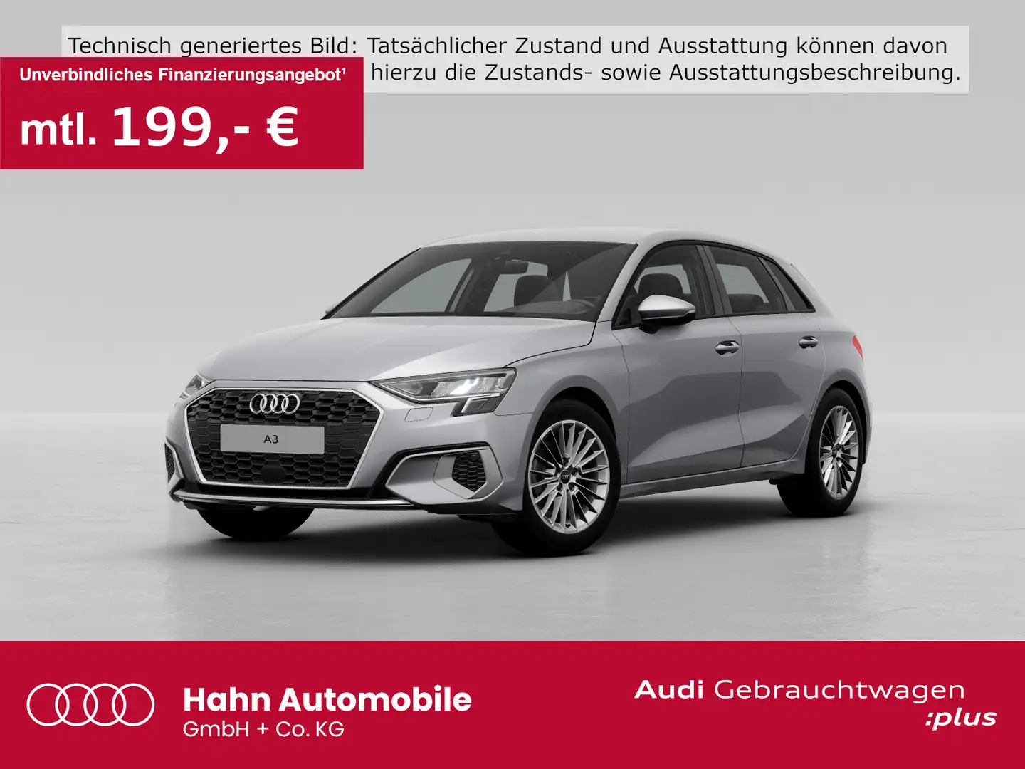Audi A3 35 TFSI Sportback advanced GRA Sitzhzg 6 Gang Silber - 1