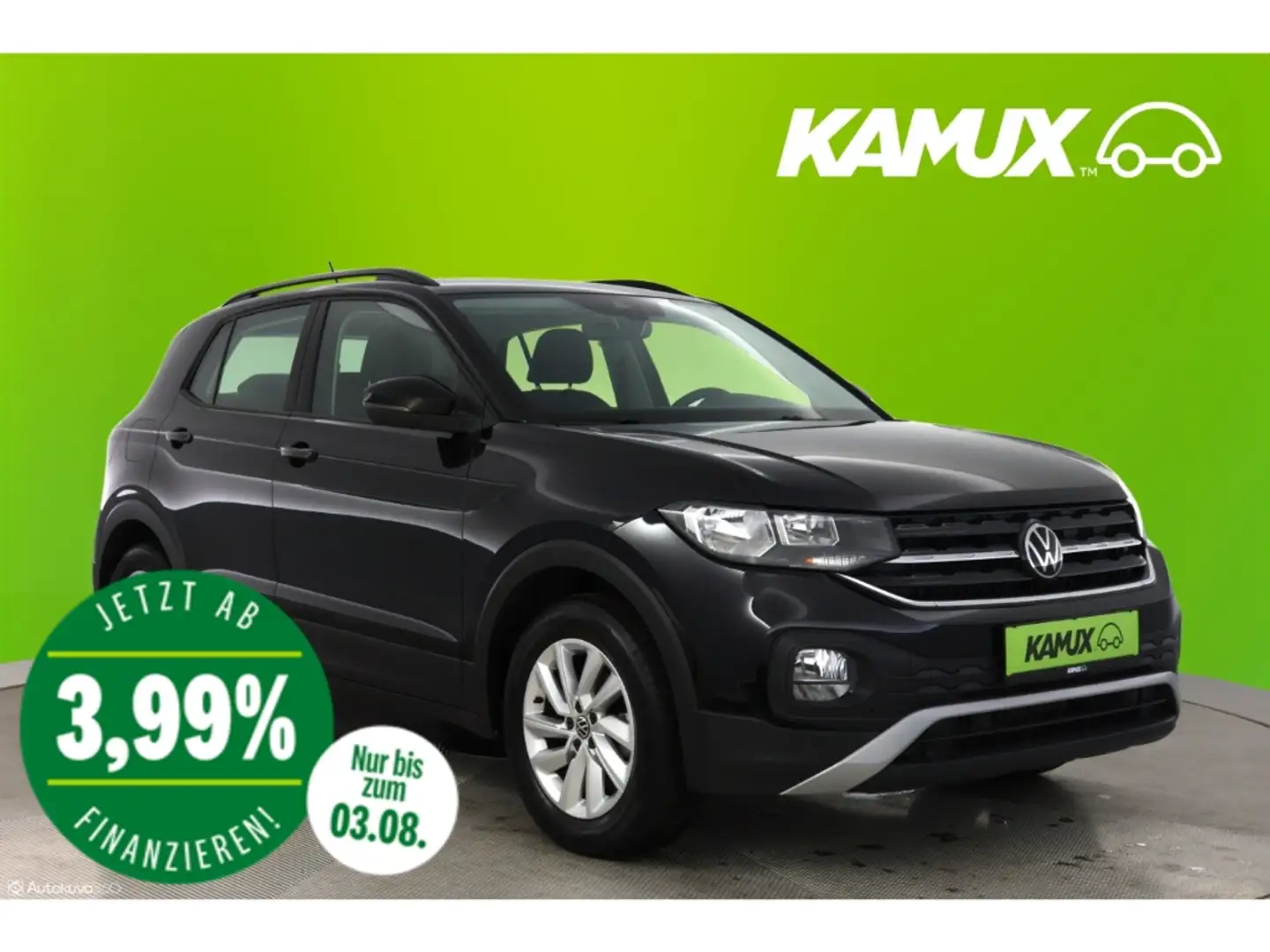 Volkswagen T-Cross 1.0TSI Life+NAVI+VIRTUAL+PDC+ACC Negro - 1