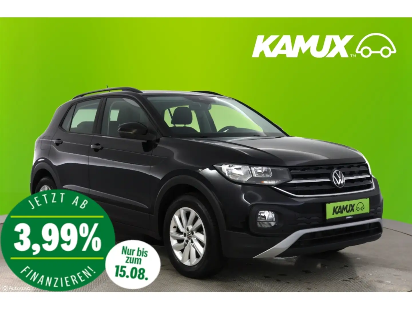 Volkswagen T-Cross 1.0TSI Life+NAVI+VIRTUAL+PDC+ACC Fekete - 1
