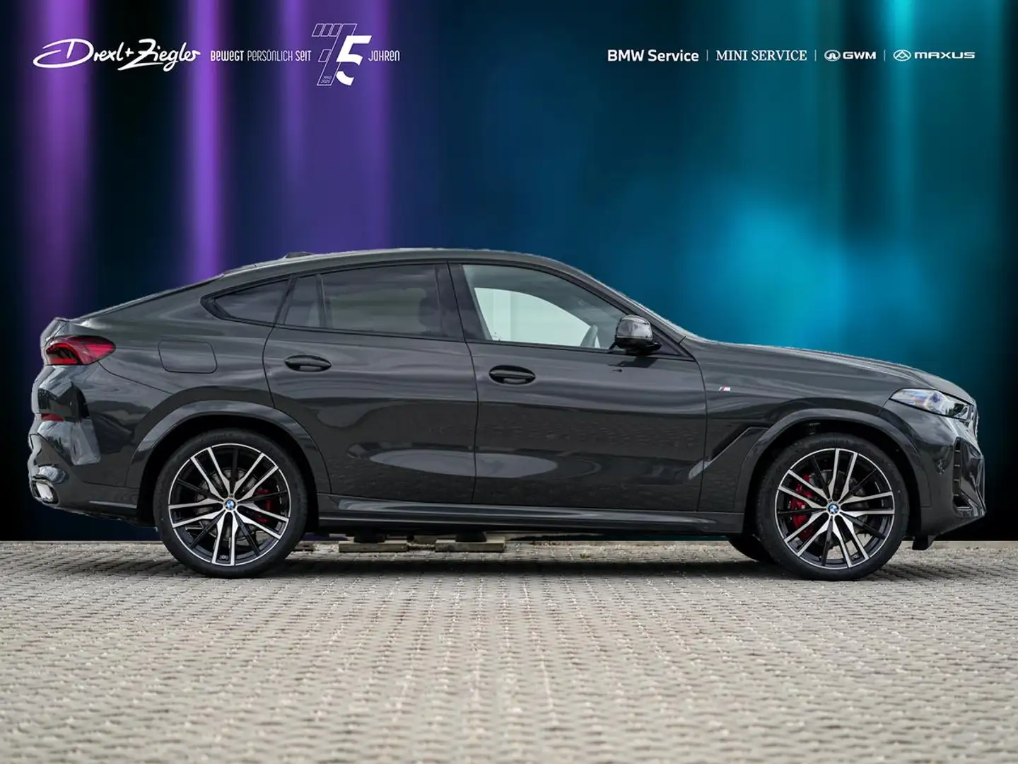 BMW X6 xDrive40d M-SportPRO 22 SKY 2A-Luft STHZ Mass Grau - 2