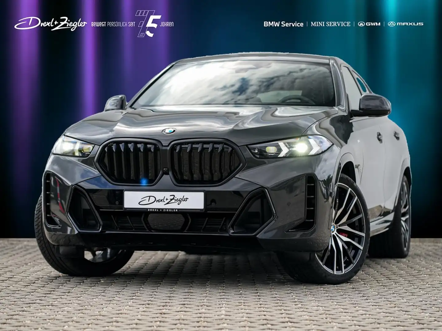 BMW X6 xDrive40d M-SportPRO 22 SKY 2A-Luft STHZ Mass Grau - 1