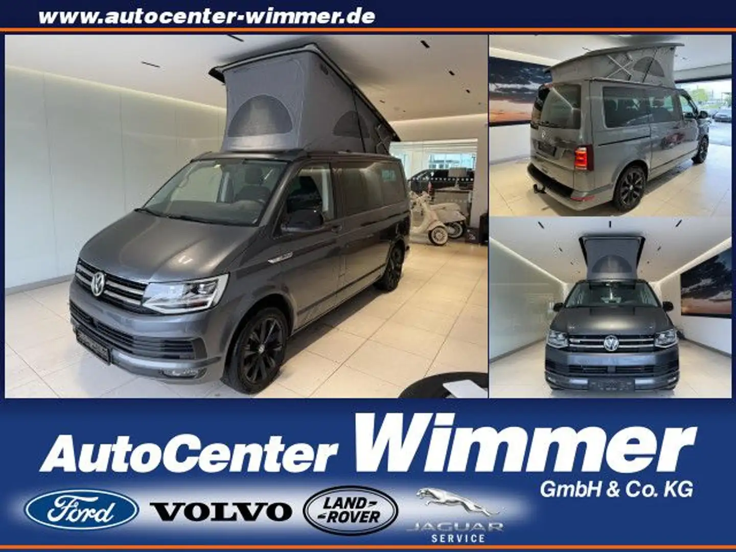 Volkswagen T6 California California Beach 4MOTION AHK Klima el. Fenster Gris - 1
