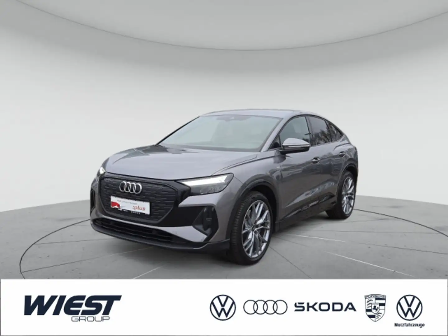 Audi Q4 e-tron 50 Sportback qu. S LINE/LED/WÄRMEPUMPE Grau - 1