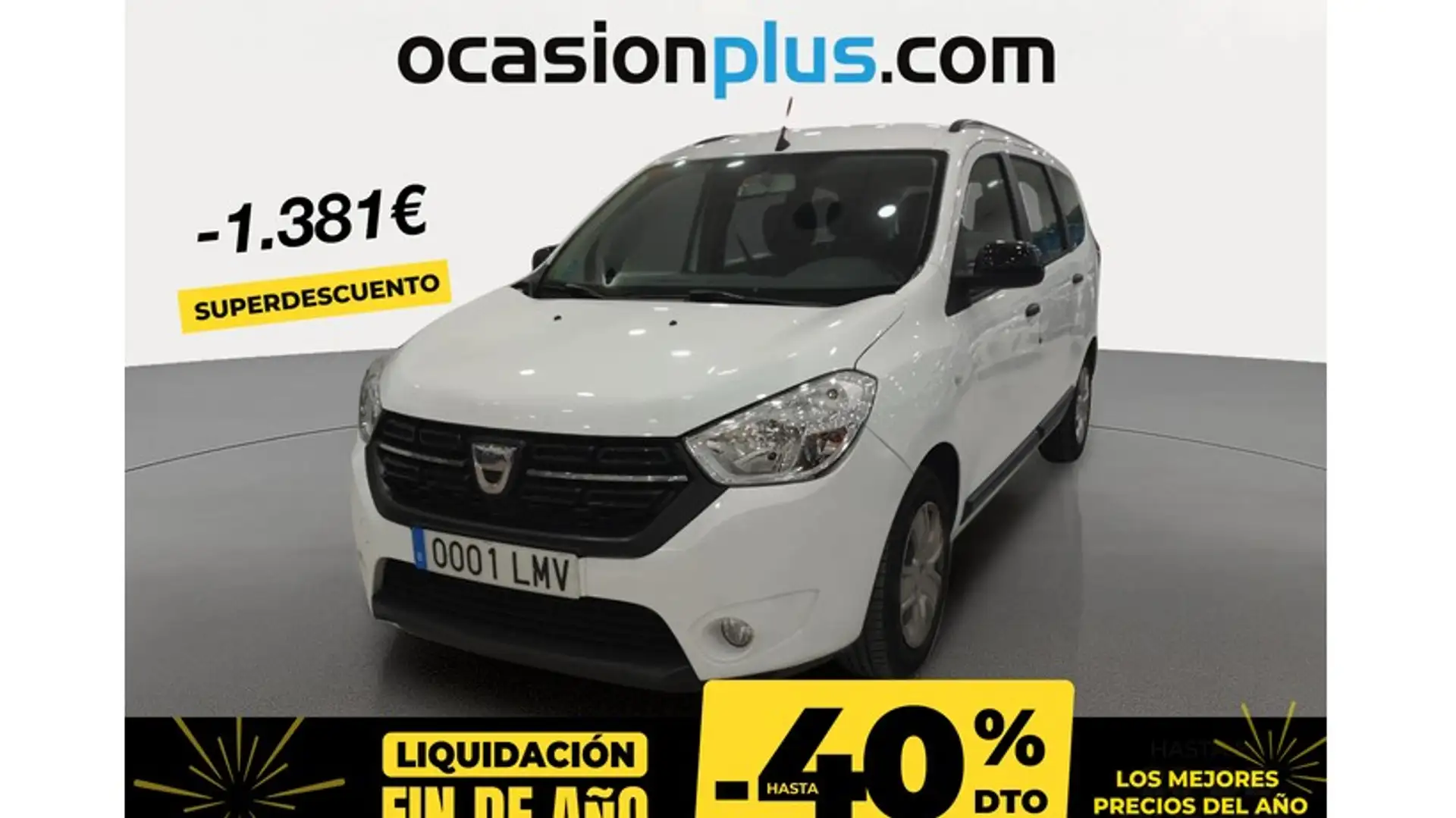 Dacia Lodgy 1.6 GLP Comfort 5pl. 80kW Blanc - 1