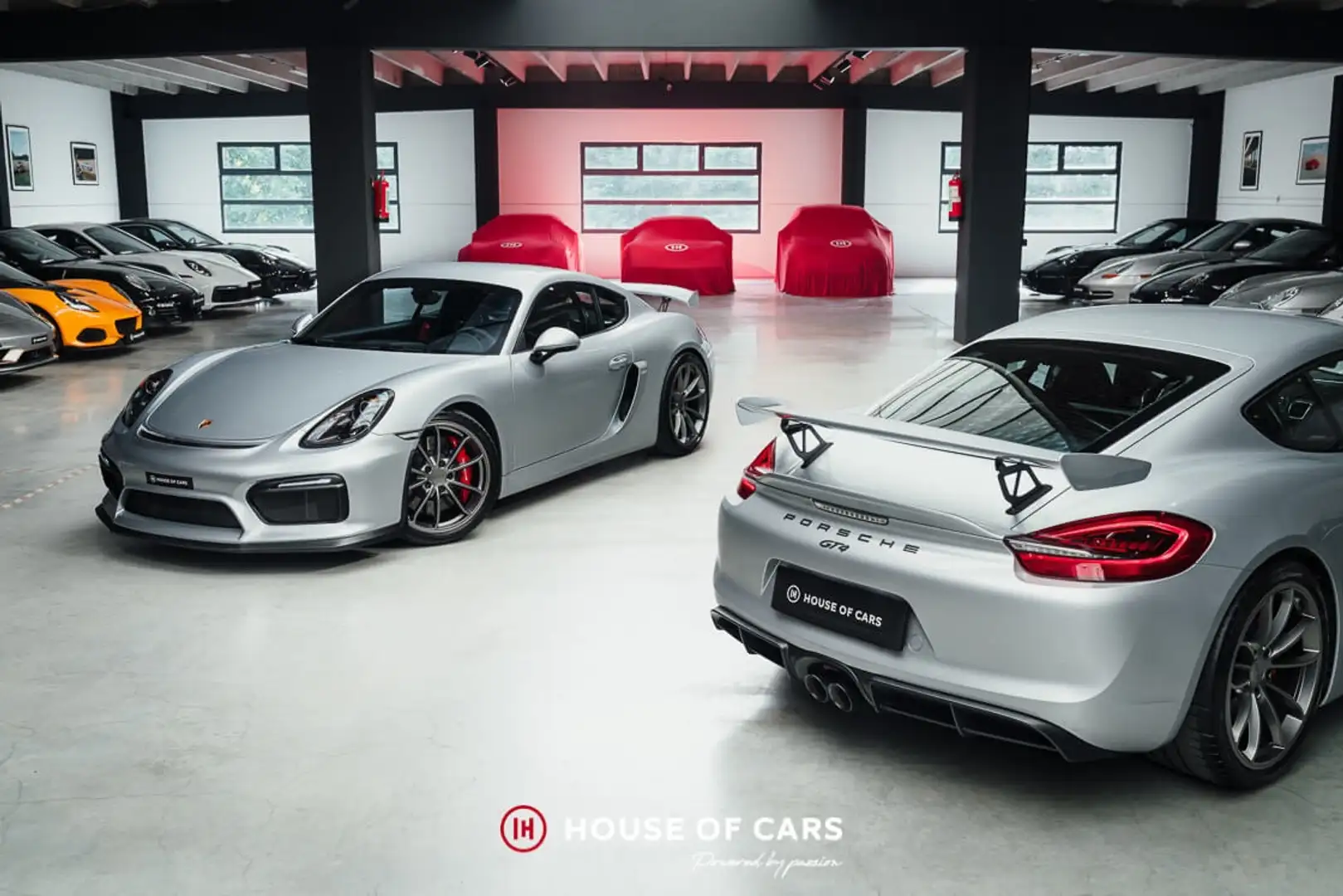 Porsche Cayman 981  GT4 CLUBSPORT RHODIUM SILVER - FULL PPF Argintiu - 1