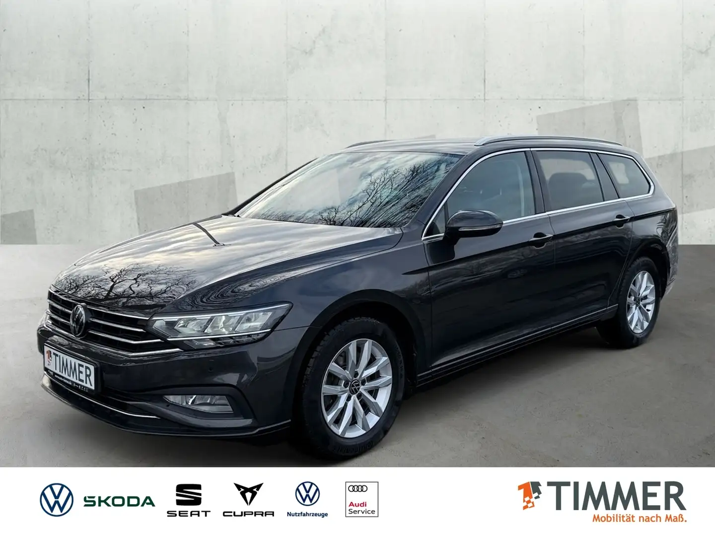 Volkswagen Passat Variant 2.0 TDI DSG BUSINESS +AHK +LED +RKAM +ACC +APP-CO Grau - 1