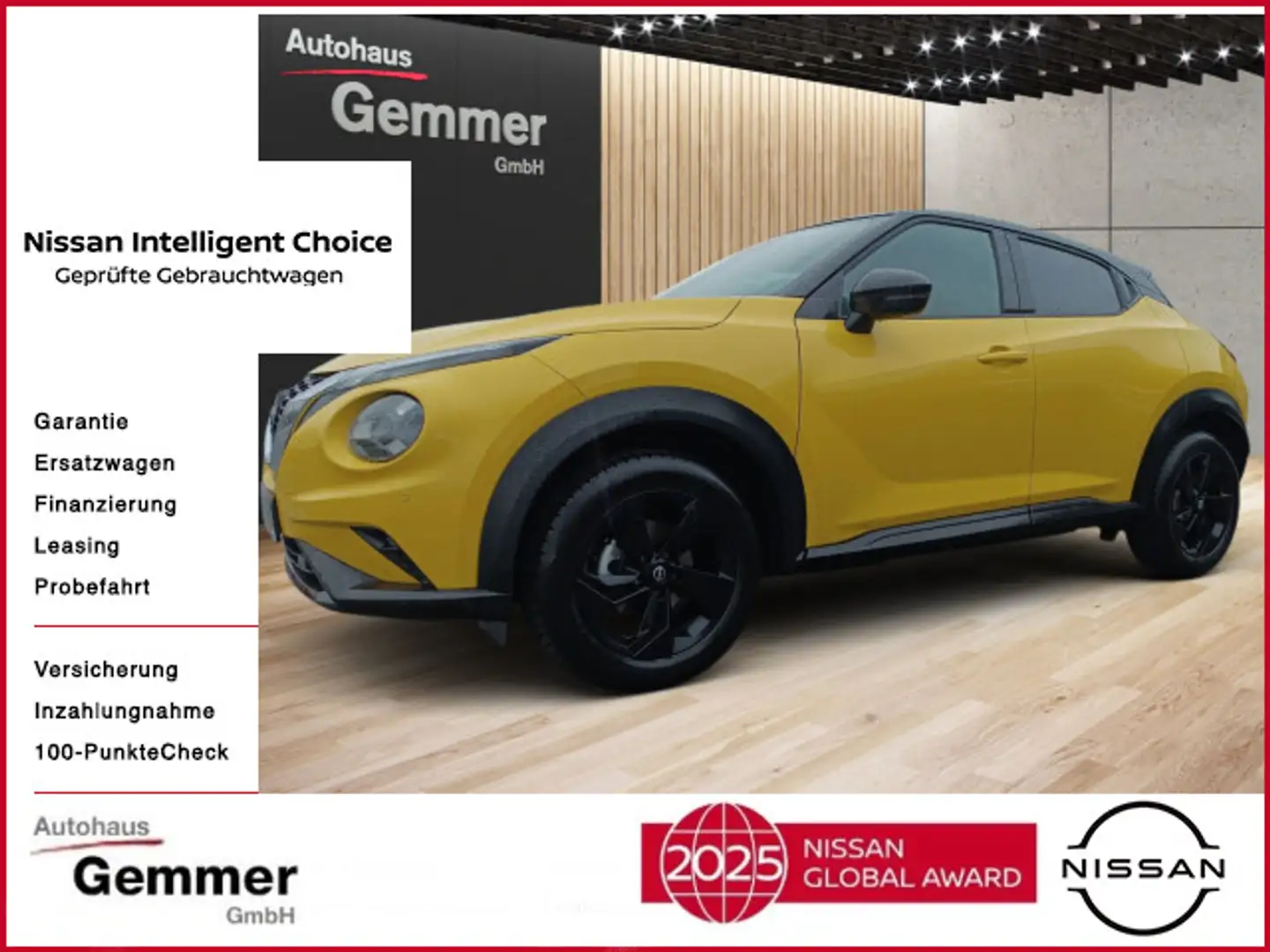 Nissan Juke JUKE 1.0 DIG-T 114 PS 6MT N-CONNECTA Tech Winter Gelb - 1