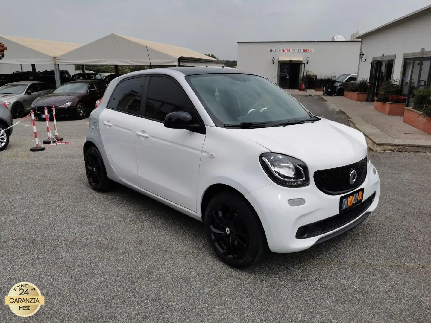 smart forFour 1.0 PASSION 71Cv * NEOPAT * RATE AUTO MOTO SCOOTER Bianco - 1