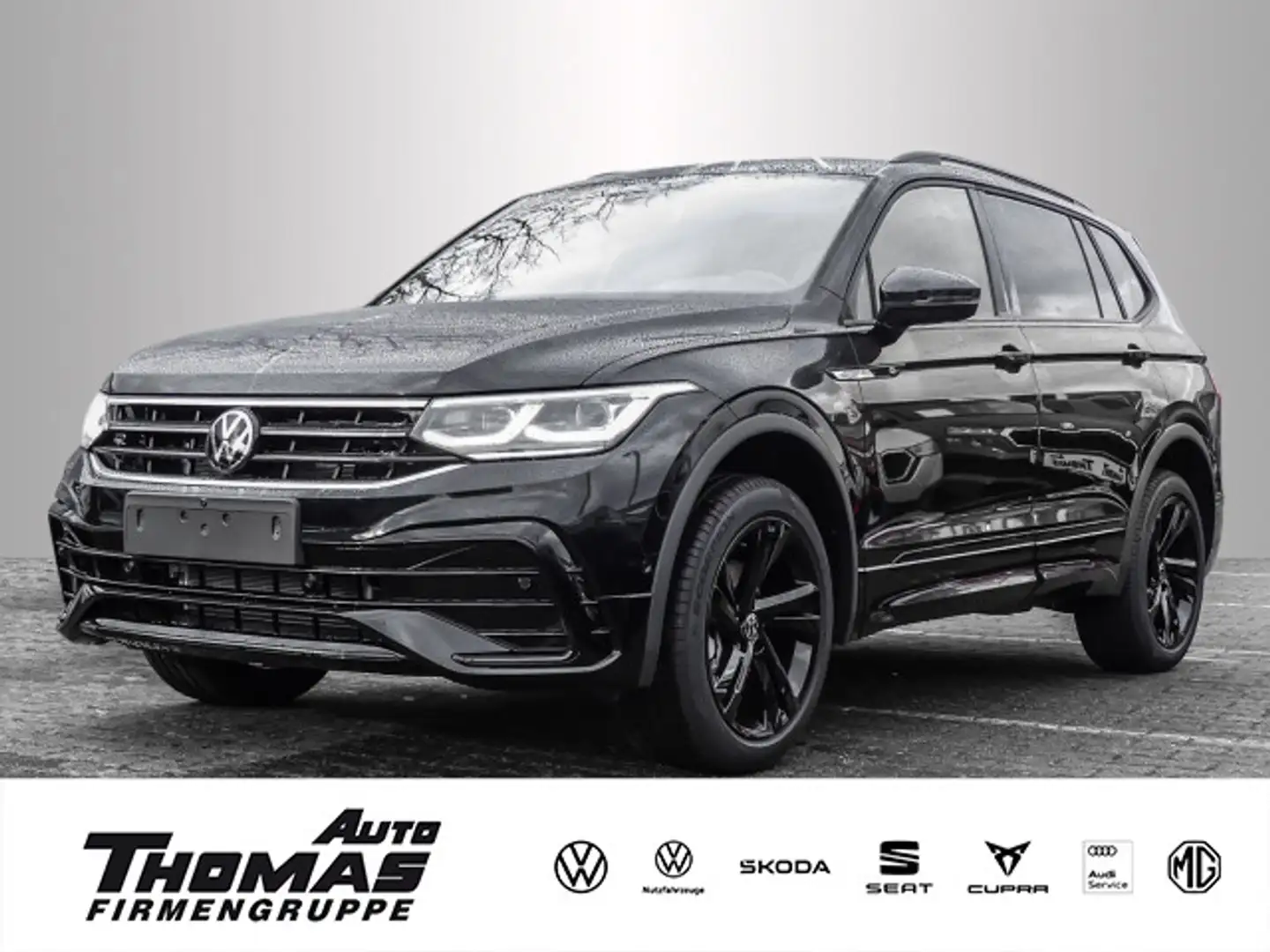 Volkswagen Tiguan Allspace 2.0 TDI 4MOTION R-Line *AHK*STAN Negro - 1