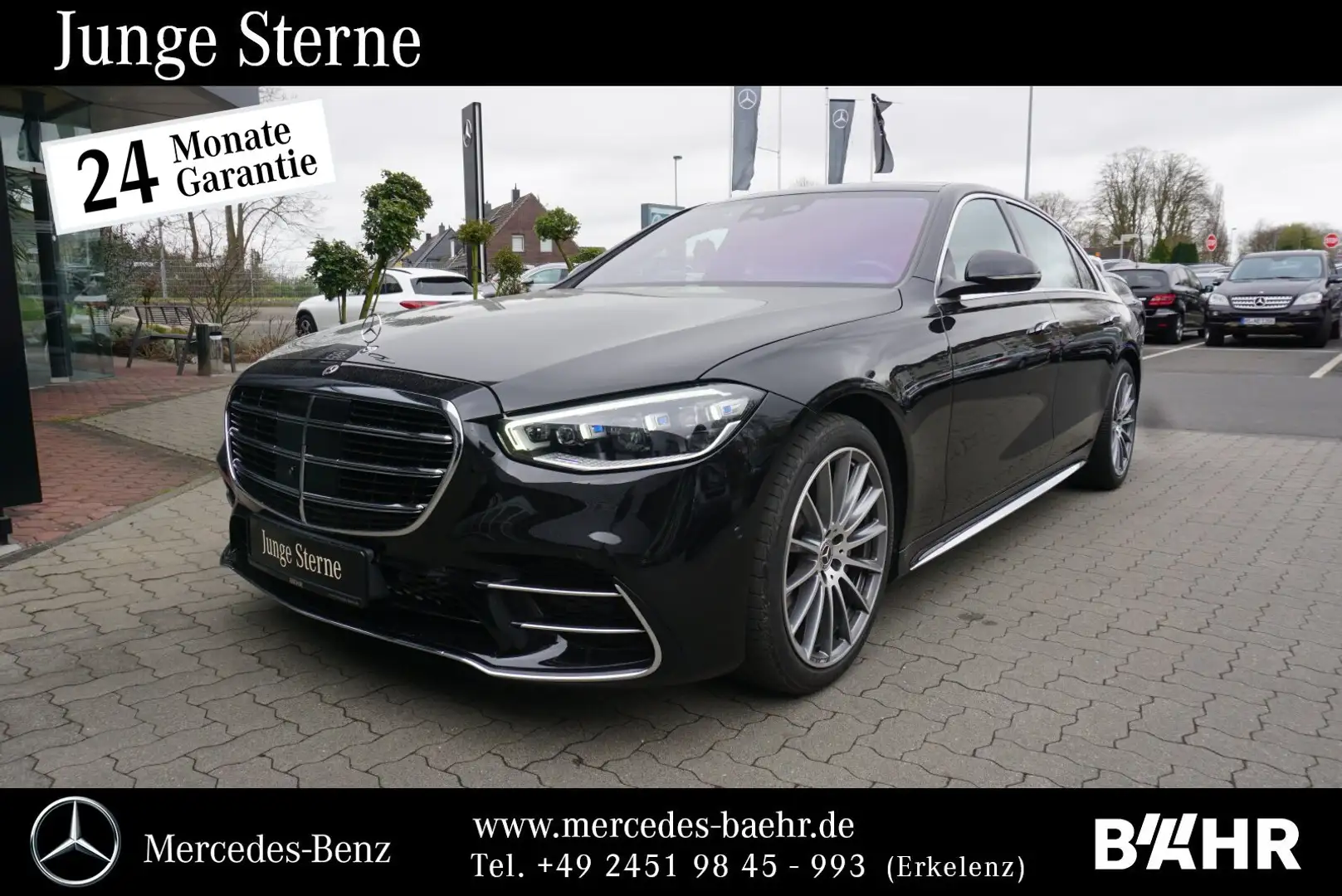 Mercedes-Benz S 580 S 580 4M lang AMG/Distronic/Burmester3D/360°/20" Schwarz - 1