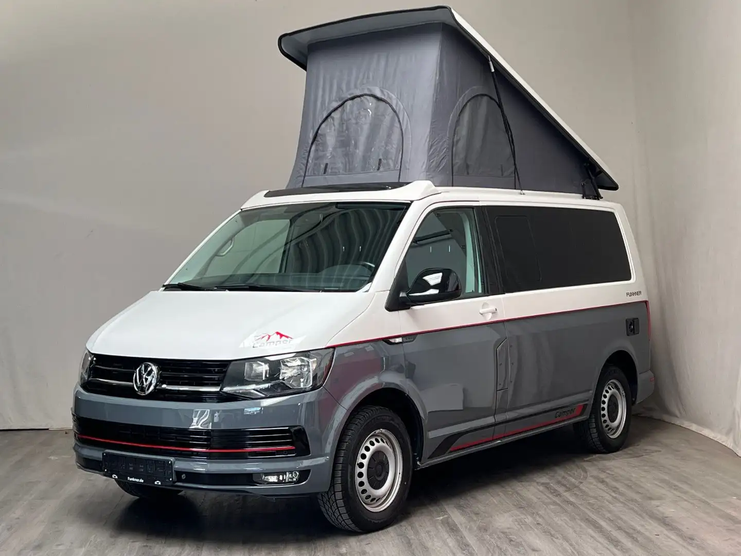 Volkswagen T6 CAMPER/AUFSTELDACH/NEUAUSBAU/KEIN CALIFORNIA! Grau - 1