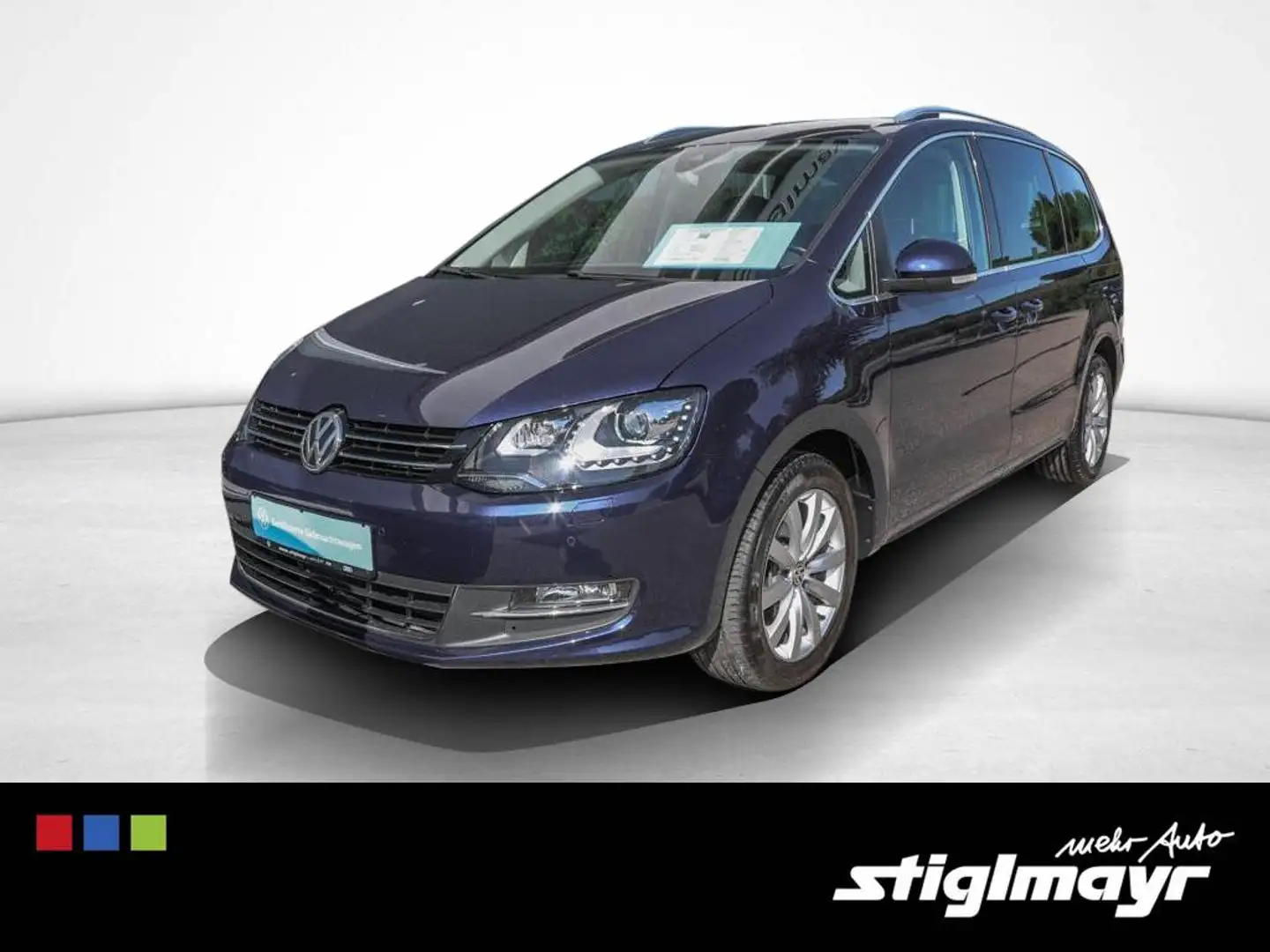 Volkswagen Sharan Highline 1.4TSI DSG BI-XENON+NAV+STANDHZG Blau - 1