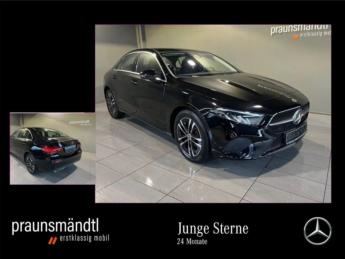 Mercedes-Benz A 180 Progressive MBUX/Pano/LED/Parkt/Kamera/17" Negro - 1