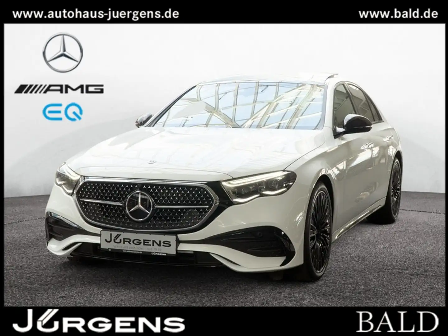 Mercedes-Benz E 220 d 4M AMG-Sport/Superscreen/Pano/Night/Dist Weiß - 1